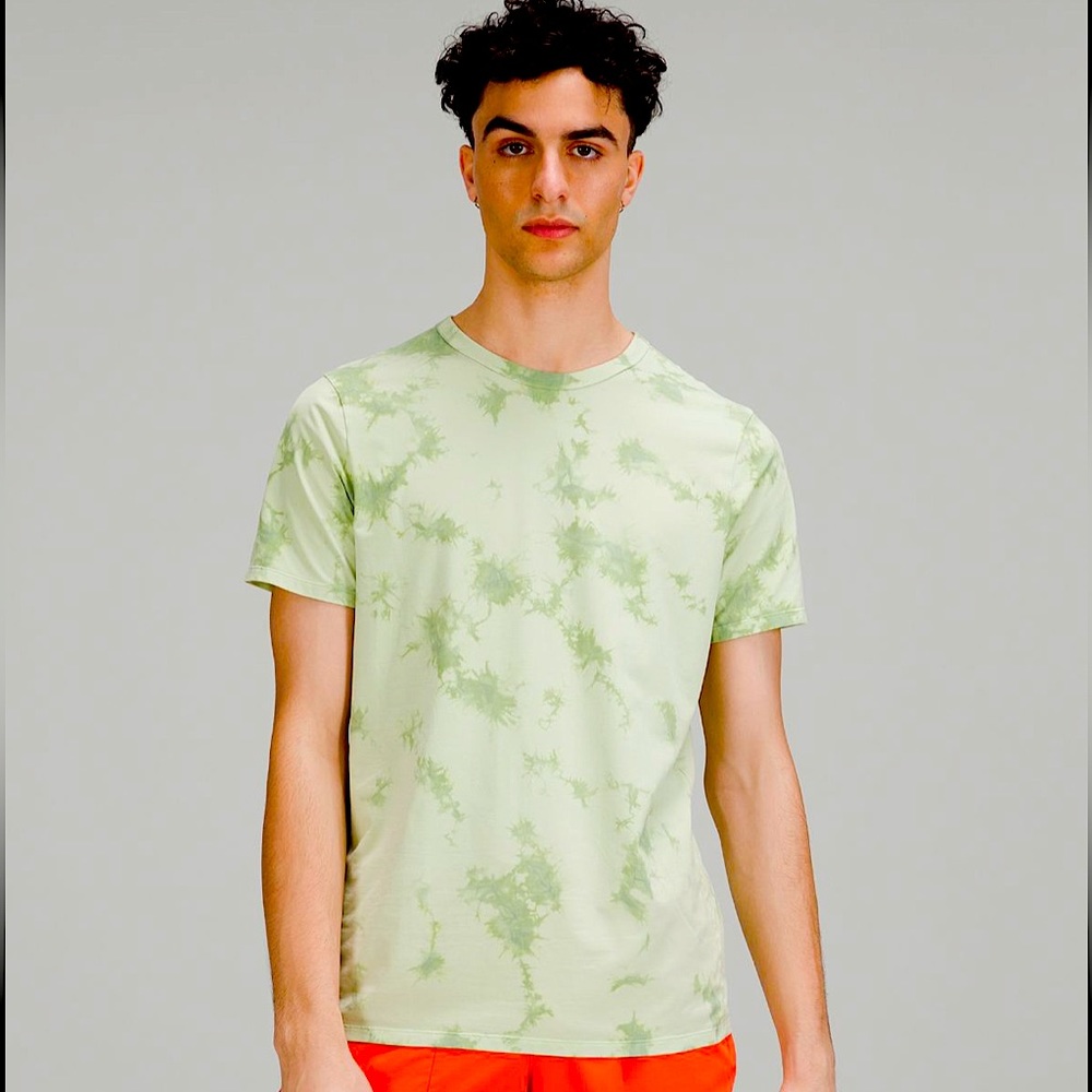 Lulu Lemon Green Dyed Athletic T-Shirt